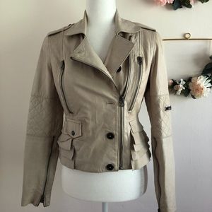 Juicy Couture Leather Biker Jacket